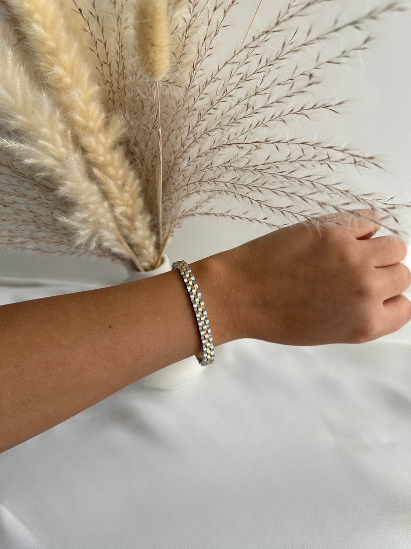 Roxy Armreif Gold-Silber Mix