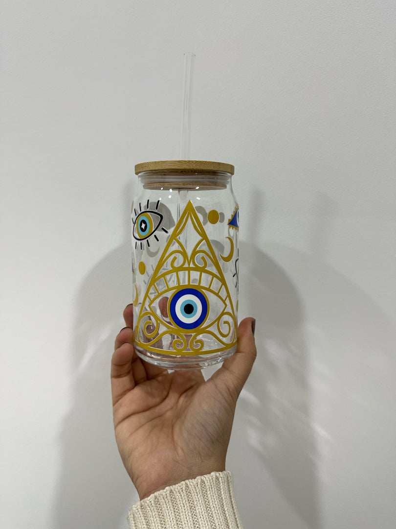 Evil Eye Trinkglas