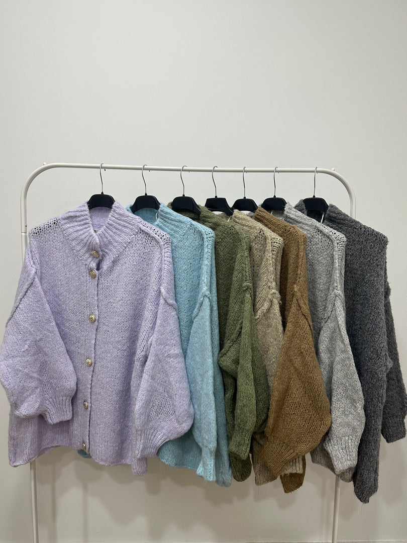 Oversized Strickjacke