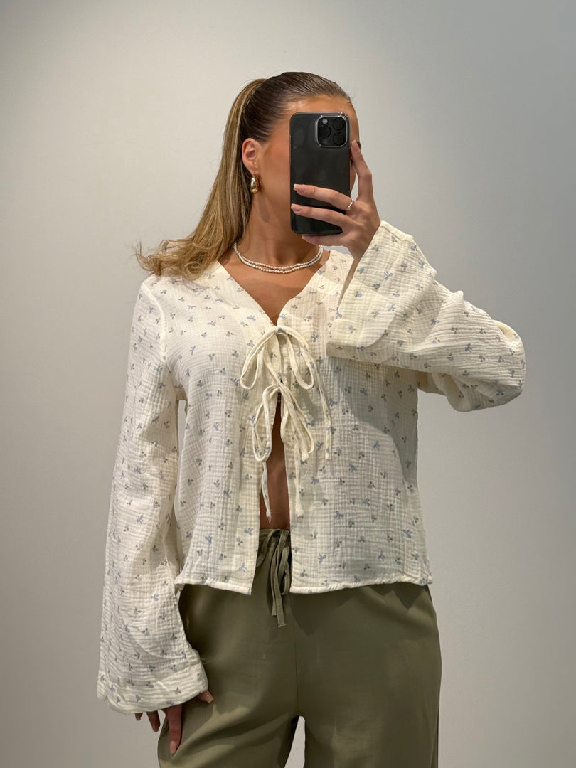 Lina Bluse Blau