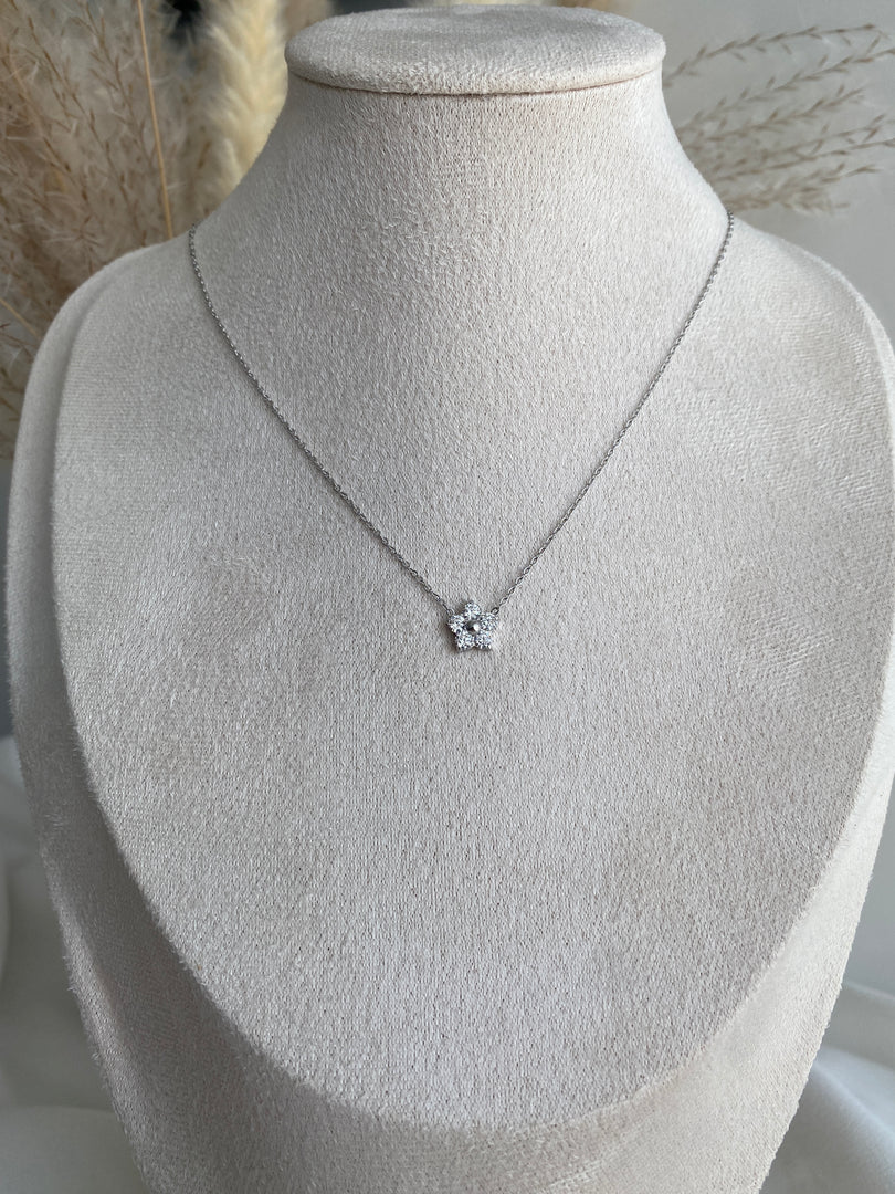 Blossom Halskette Silber