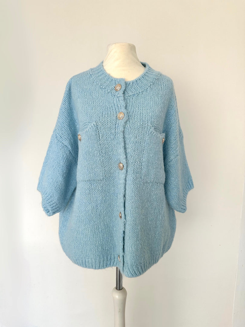 Bella Strickjacke Blau