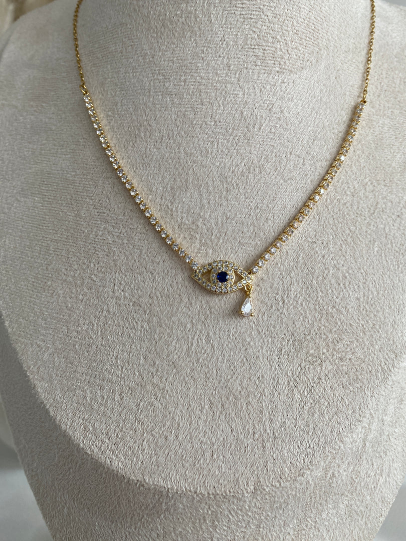 Evil eye Halskette