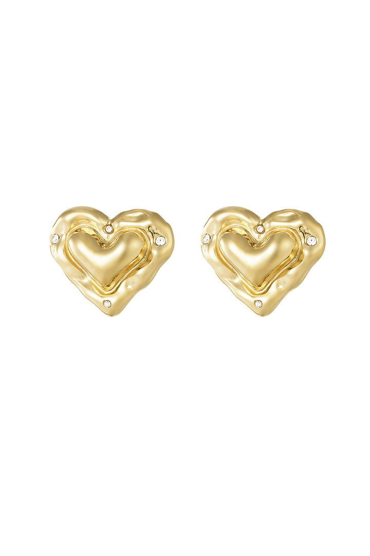 Love Ohrringe Gold