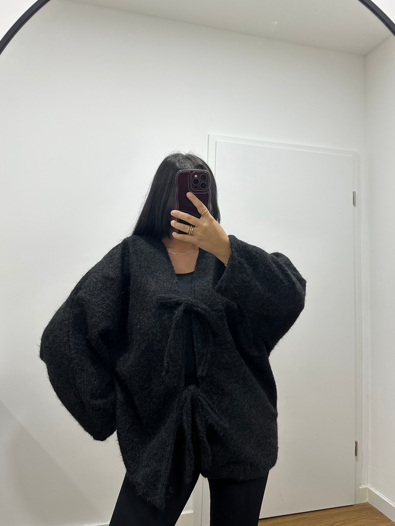 Strickjacke Ava Schwarz