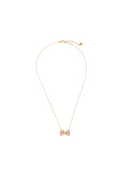 Rosa Schleife Halskette