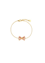 Rosa Schleife Armband